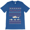 christmas ugly shark T-Shirt