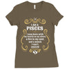 i am a pisces Ladies Fitted T-Shirt