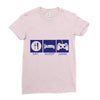eat,sleep,game Ladies Fitted T-Shirt