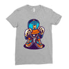 dj cool Ladies Fitted T-Shirt