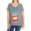 i am duff man homer cult funny retro Ladies Curvy T-Shirt