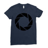 aperture science Ladies Fitted T-Shirt