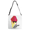 through being cool graphic Adjustable Strap Totes