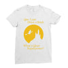 i drive a stick   halloween superpower Ladies Fitted T-Shirt
