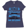 They Call Me Grandad Partner In Crime Funny Ladies Fitted T-Shirt