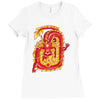 red dragon Ladies Fitted T-Shirt