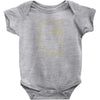 golden spiral Baby Bodysuit