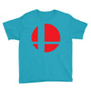 smash bros tribute unisex vinyl Youth Tee