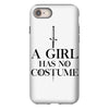 a girl has no costume (black) iPhone 8