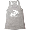 funny face funny Racerback Tank