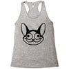 cat character graphic Racerback Tank