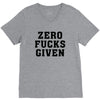 Zero Fucks Given V-Neck Tee