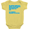 my friend thinks he's smart Baby Onesie