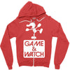 game &amp; watch tribute Zipper Hoodie