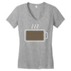 fully charged Women's V-Neck T-Shirt