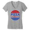 pizza 2017 Women's V-Neck T-Shirt