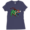 raphael meets mario Ladies Fitted T-Shirt