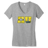 minion university Women's V-Neck T-Shirt