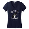 rockin' it old school bass Women's V-Neck T-Shirt