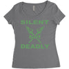 silent but deadly Women's Triblend Scoop T-shirt
