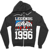 legends are born in 1996 hoodie 5 Zipper Hoodie