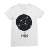 Virgo Zodiac Sign Minimal Design Ladies Fitted T-Shirt