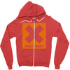 irritant mens Zipper Hoodie