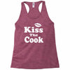 kiss the cook chef Racerback Tank