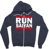 run saiyan Zipper Hoodie