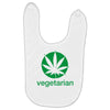 vegetarian sweet leaf Baby Bibs