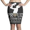 proud Autism dad Pencil Skirts