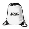Rock Balboa Drawstring Bags