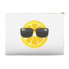 Lemon with Glasses Accessory Pouches