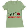 you stole my heart (2) Ladies Fitted T-Shirt