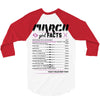 March Girl Facts Pisces 3/4 Sleeve Shirt