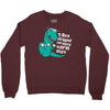 t rex skipped too many arm days Crewneck Sweatshirt
