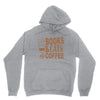 books and cats and coffee Unisex Hoodie