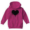 dripping heart melting heart Youth Hoodie