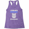 i stand with officer Racerback Tank