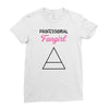 Professional Fangirl Ladies Fitted T-Shirt