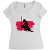 Wolf And Lady Women's Triblend Scoop T-shirt
