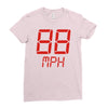 back to the future movie inspired tshirt Ladies Fitted T-Shirt