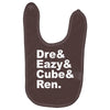 dre eazy cube rendre eazy cube ren Baby Bibs