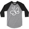 butterfly sticker vinyl 3/4 Sleeve Shirt