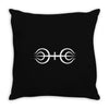 new senju clan logo Throw Pillow