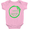 aurora total eclipse Baby Onesie