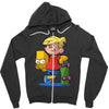 bart simpson Zipper Hoodie