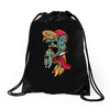 old skul dude Drawstring Bags