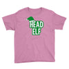 christmas head elf Youth Tee
