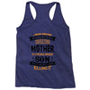 Super Cool Mother Of A Freaking Awesome Son Racerback Tank
